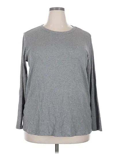 Pre-owned Dip 3/4 Sleeve T-shirt In Gray