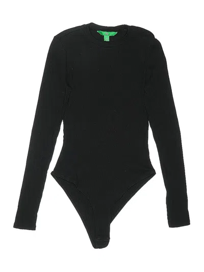 Pre-owned Dip Bodysuit In Black