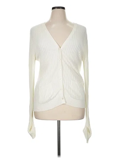 Pre-owned Dip Cardigan Sweater In Ivory