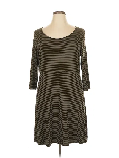 Pre-owned Dip Casual Dress In Brown