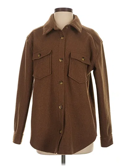 Pre-owned Dip Coat In Brown