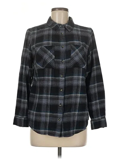 Pre-owned Dip Long Sleeve Button Down Shirt In Black