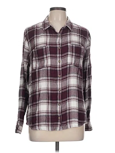 Pre-owned Dip Long Sleeve Button Down Shirt In Burgundy