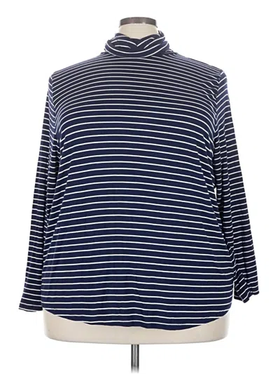 Pre-owned Dip Long Sleeve Turtleneck In Blue