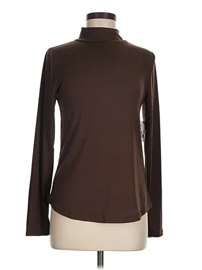 Pre-owned Dip Long Sleeve Turtleneck In Brown