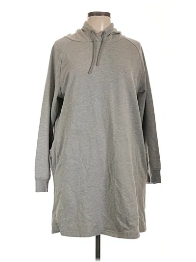 Pre-owned Dip Poncho In Gray