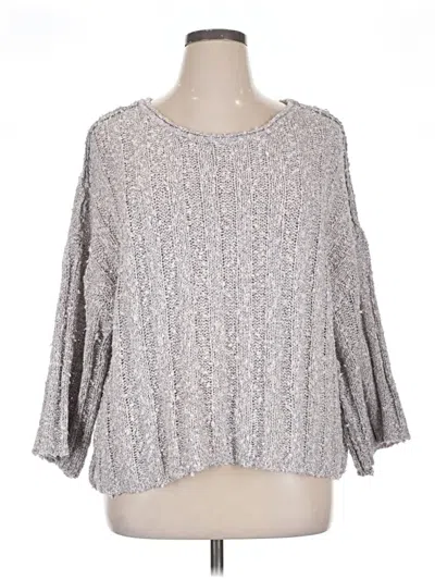 Pre-owned Dip Pullover Sweater In Silver