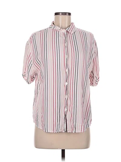 Pre-owned Dip Short Sleeve Blouse In Pink