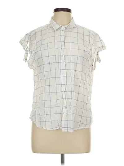 Pre-owned Dip Short Sleeve Button Down Shirt In Ivory