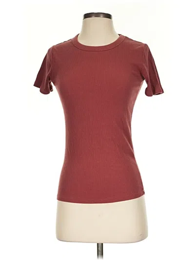 Pre-owned Dip Short Sleeve T-shirt In Burgundy
