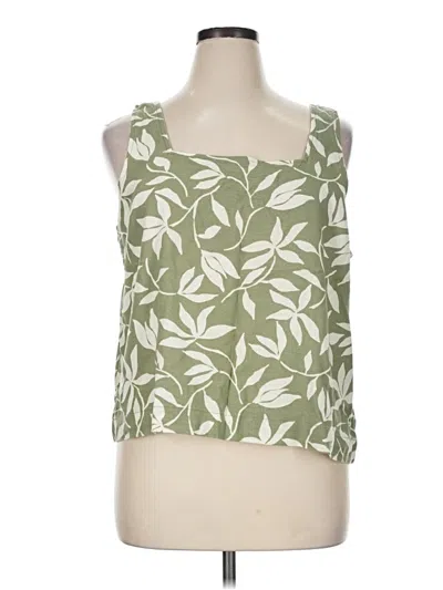 Pre-owned Dip Sleeveless Blouse In Green