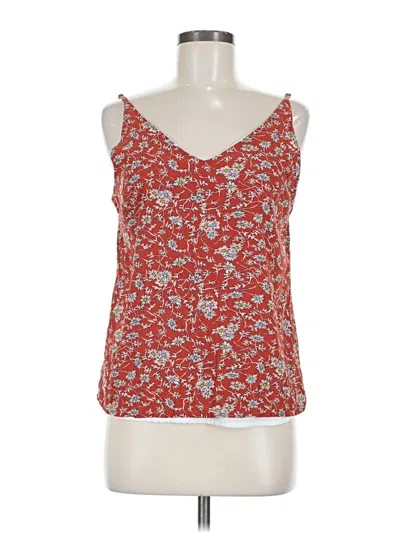 Pre-owned Dip Sleeveless Top Red Sweetheart Neckline Tops