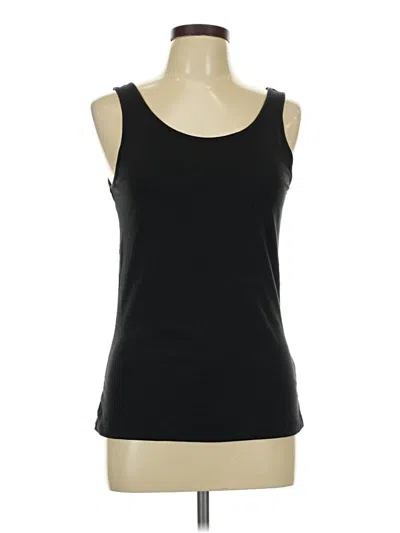 Pre-owned Dip Tank Top Black Strapless Neckline Tops