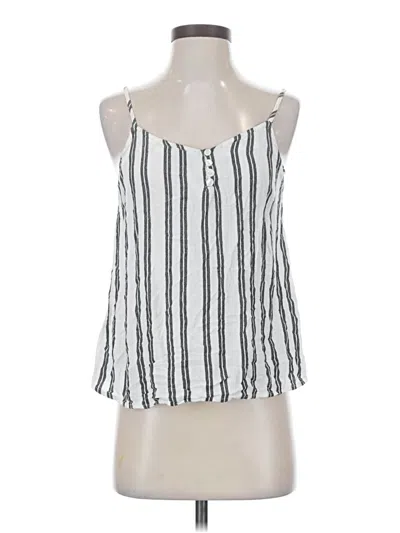 Pre-owned Dip Tank Top White Halter Neckline Tops