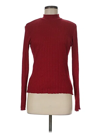 Pre-owned Dip Turtleneck Sweater In Burgundy