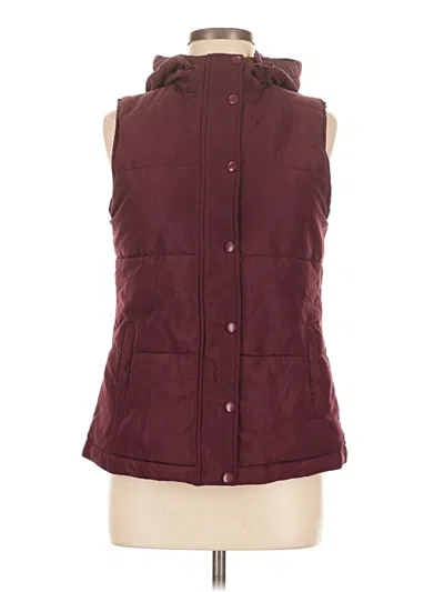 Pre-owned Dip Vest In Burgundy