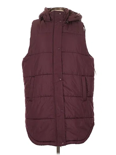 Pre-owned Dip Vest In Burgundy