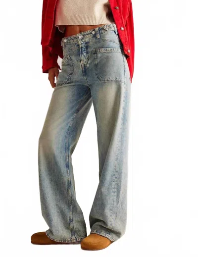 Dipped Shop Women's Washed Street Straight Leg Jeans In Regular In Multi