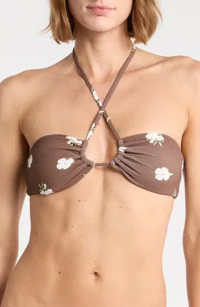 Dippin Daisys Amalfi Bikini Top In Brown