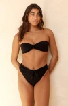 Dippin Daisys Audrey Cheeky Bikini Bottom In Black