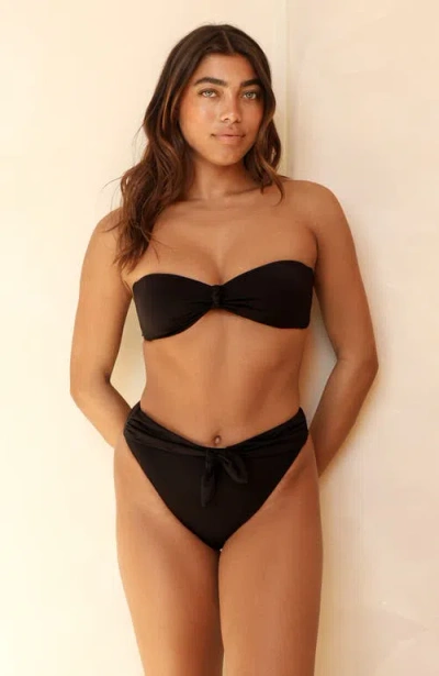 Dippin Daisys Audrey Cheeky Bikini Bottom In Black