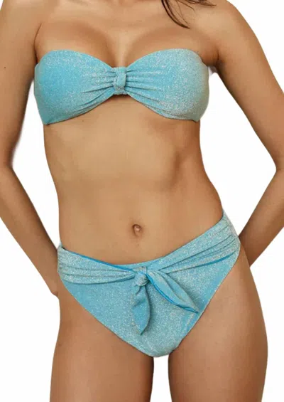 Dippin Daisys Audrey Cheeky Bikini Bottom In Etheral Blue