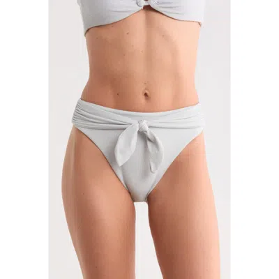 Dippin Daisys Audrey High Waist Bikini Briefs In White