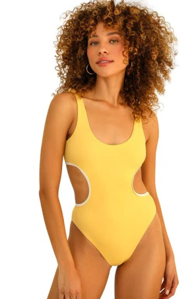 Dippin Daisys Baja One Piece In Mellow Yellow