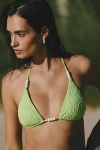 Dippin Daisys Bali Triangle Bikini Top In Green