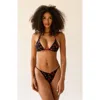 Dippin Daisys Bali Triangle Bikini Top In Black