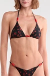 Dippin Daisys Bali Triangle Bikini Top In Multi