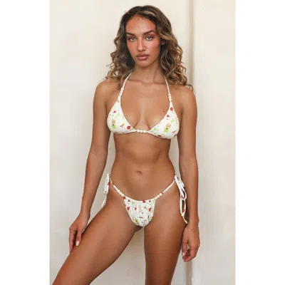 Dippin Daisys Bali Triangle Bikini Top In White