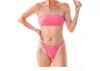 Dippin Daisys Bisou Bikini Bottom In Candy Pink Sparkle In Multi