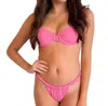 Dippin Daisys Bisou Bikini Bottom In Pink Sparkle In Multi