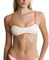 Dippin Daisys Blair Scoop Neck Bikini Top In Shortcake