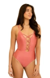 Dippin Daisys Bliss One Piece In Dusty Rose