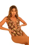 Dippin Daisys Bliss One-piece Swimsuit In Rosebud