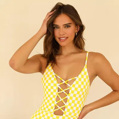 Dippin Daisys Bliss One Piece In Yellow