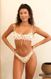 Dippin Daisys Bonita Ruffled Bikini Top In Rosa Rojas