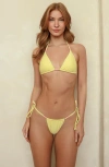 Dippin Daisys Bora Cheeky Bikini Bottom In Yellow