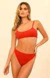 Dippin Daisys Brink Top In Wild Cherry