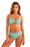 Dippin Daisys Zen Bikini Top In Blue