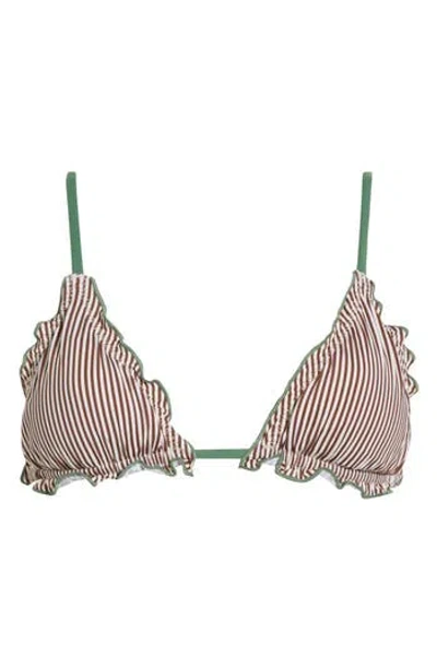 Dippin Daisys Cassie Triangle Bikini Top In Multi