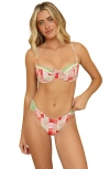 Dippin Daisys Cassis Underwire Bikini Top In Multi