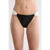 Dippin Daisys Contrast Strap Cheeky Bikini Bottoms