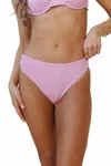 Dippin Daisys Costa High Waist Bikini Bottom In Bloom In Pink