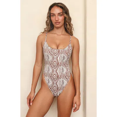 Dippin Daisys Crystal One Piece In Brown