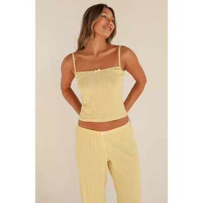 Dippin Daisys Cupid Bandeau Tank Top In Yellow