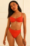 Dippin Daisys Diana Top In Pin-up Dot