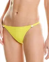 Dippin Daisys Harbor Bikini Bottom In Yellow